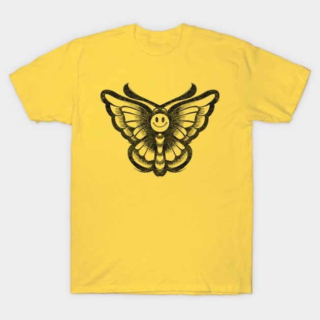 Butterfly Smile T-Shirt by TriDub Design Co 